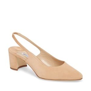 SOLD: Manolo Blahnik Allurasa Camel Suede Size 5.5